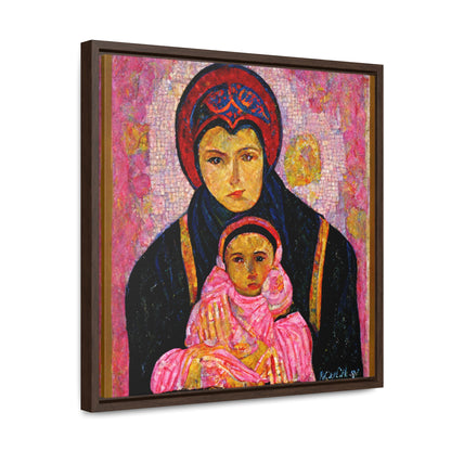 Mary and the Child 13, Valentinii, Gallery Canvas Wraps, Square Frame