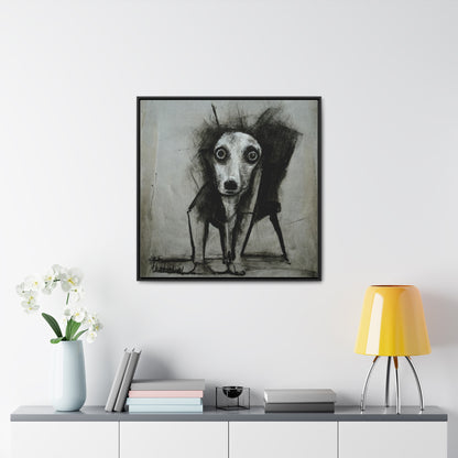 Dogs and Puppies 10, Valentinii, Gallery Canvas Wraps, Square Frame