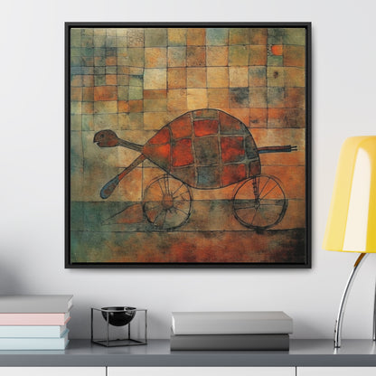 Turtle 16, Gallery Canvas Wraps, Square Frame