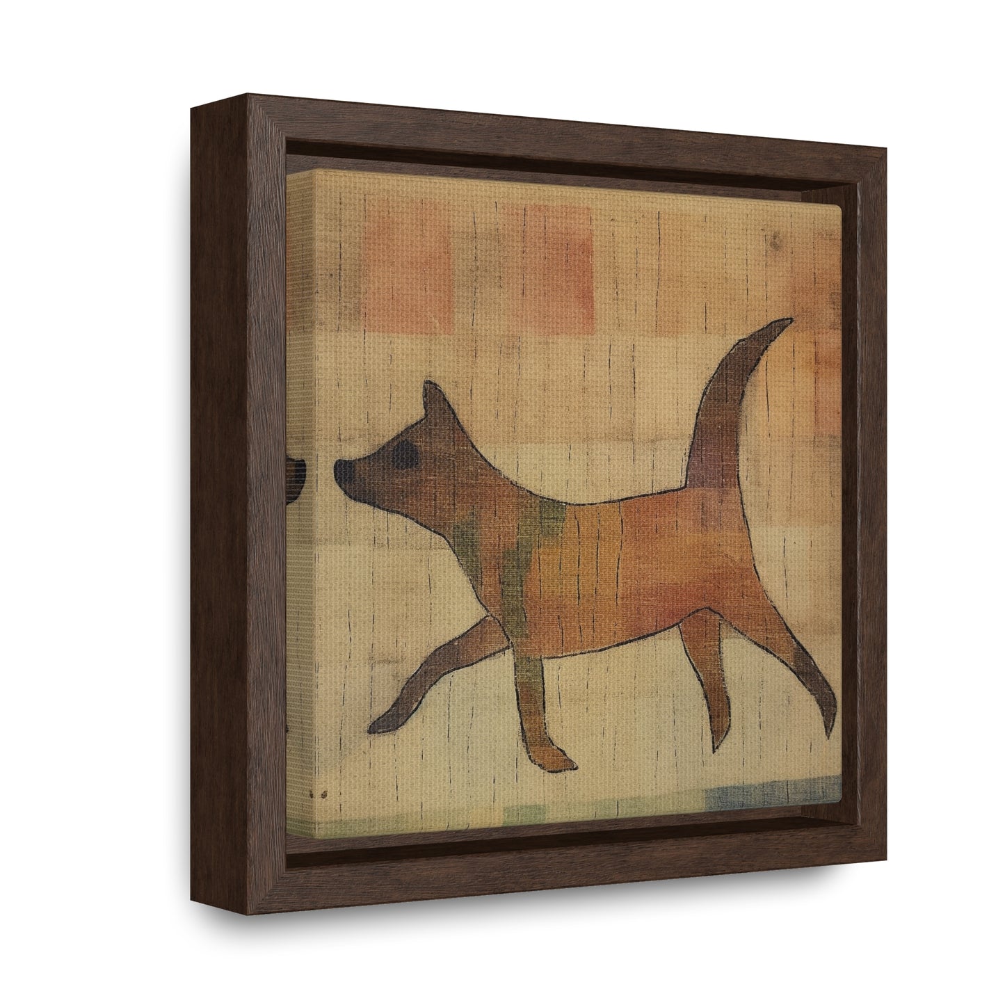 V Dog 6, Gallery Canvas Wraps, Square Frame