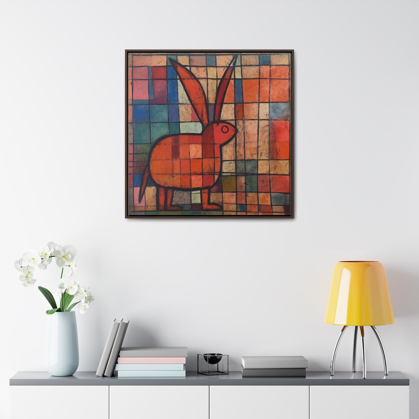 Rabbit 29, Gallery Canvas Wraps, Square Frame