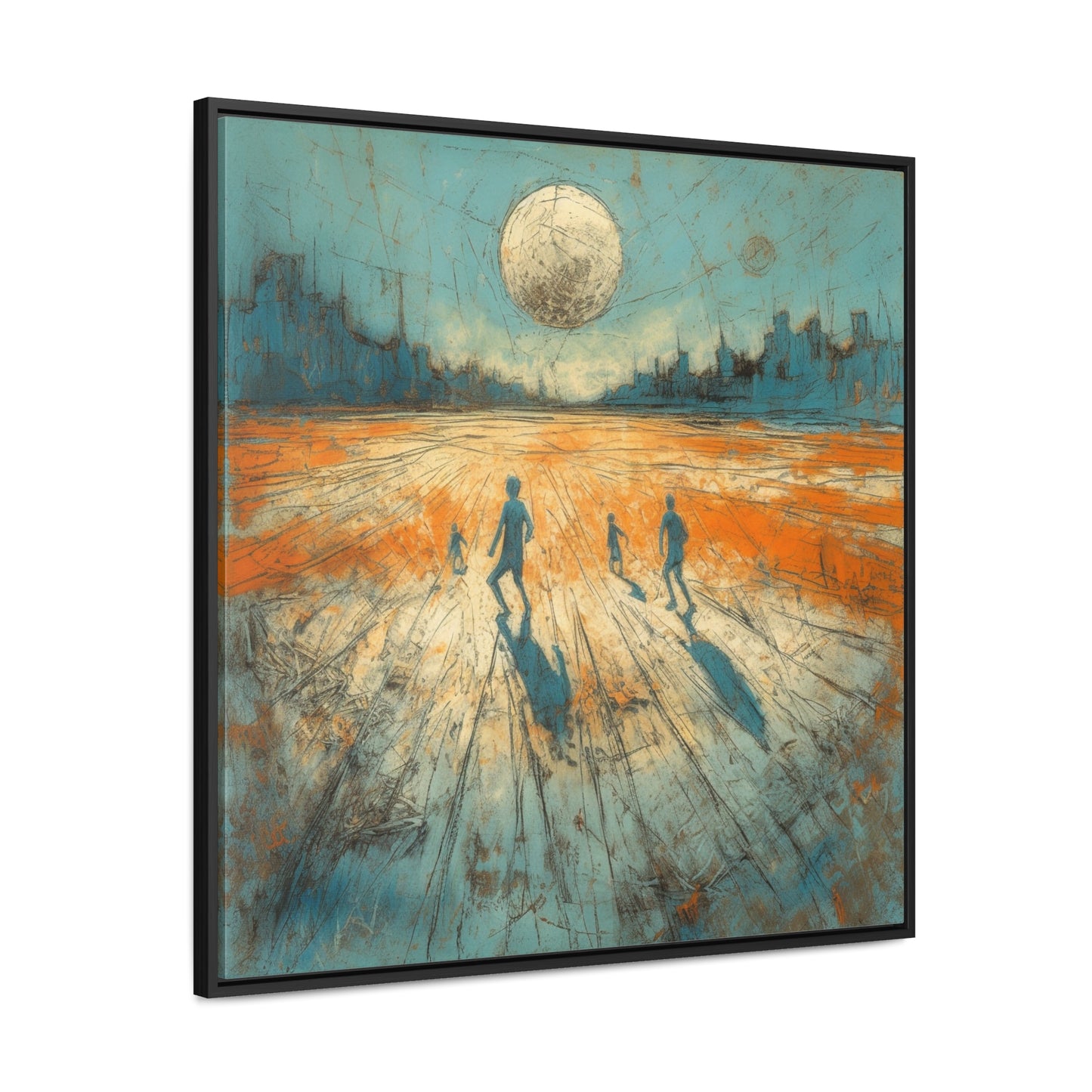 Childhood 18, Gallery Canvas Wraps, Square Frame