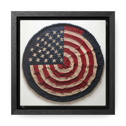 Flag 16, Gallery Canvas Wraps, Square Frame