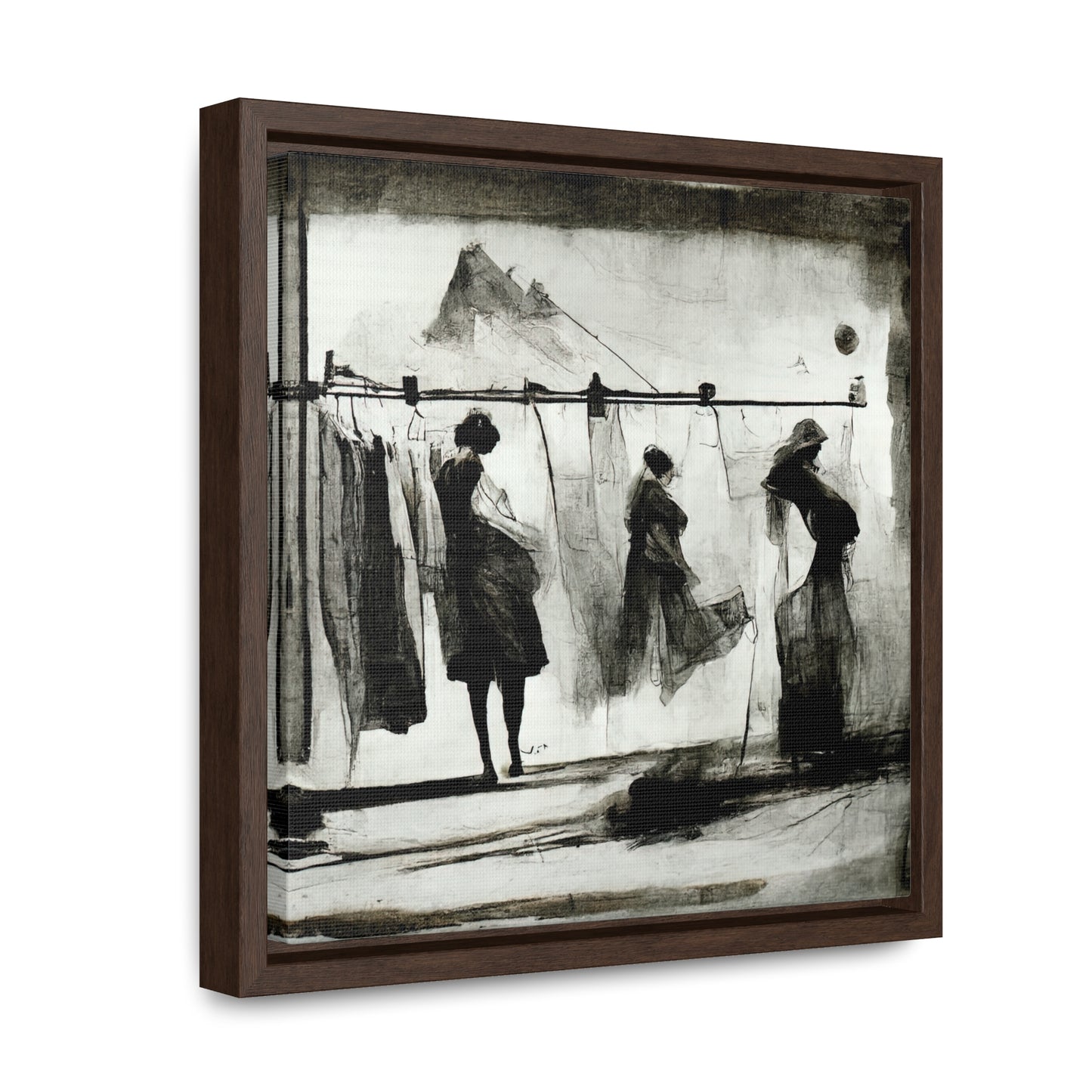 Domestic Memories 1, Valentinii, Gallery Canvas Wraps, Square Frame