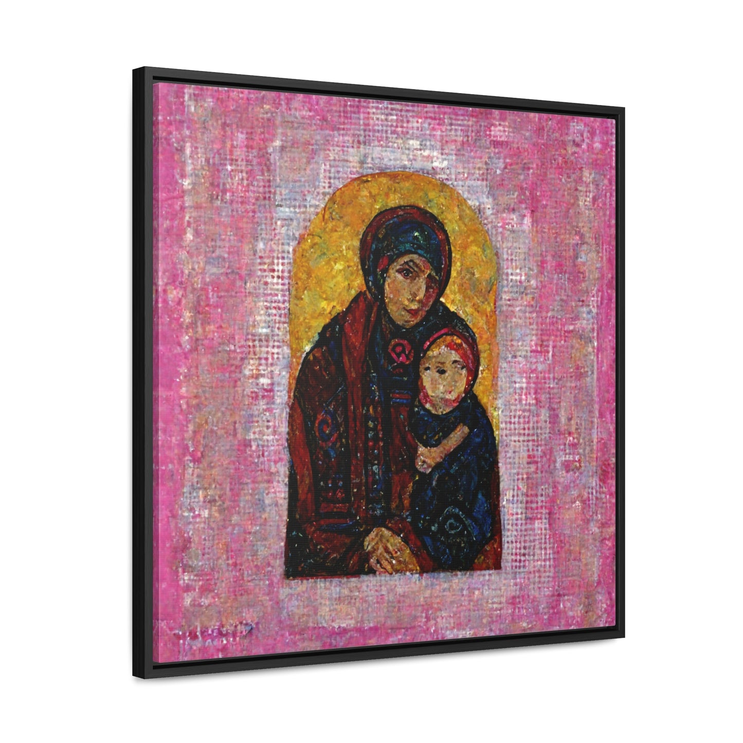 Mary and the Child 10, Valentinii, Gallery Canvas Wraps, Square Frame