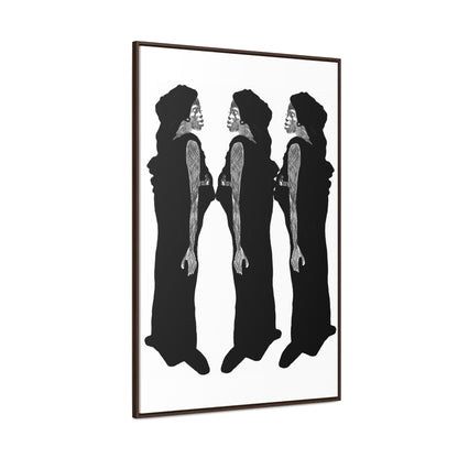 Three Women, Original Eduard Pavel, Gallery Canvas Wraps, Vertical Frame