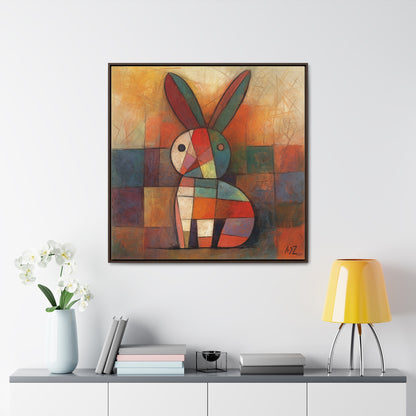 Rabbit 15, Gallery Canvas Wraps, Square Frame