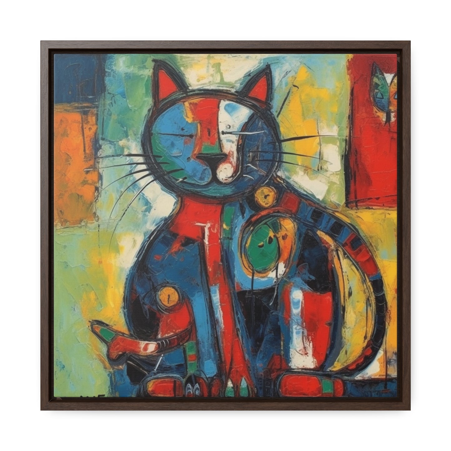 Cat 67, Gallery Canvas Wraps, Square Frame