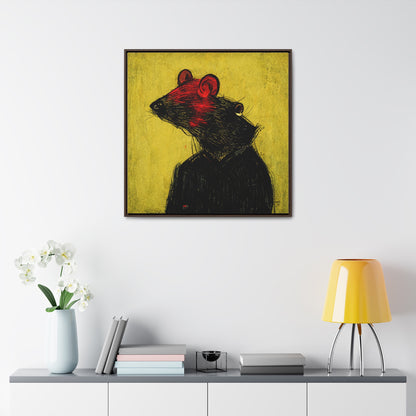 Urban Rat 4, Valentinii, Gallery Canvas Wraps, Square Frame