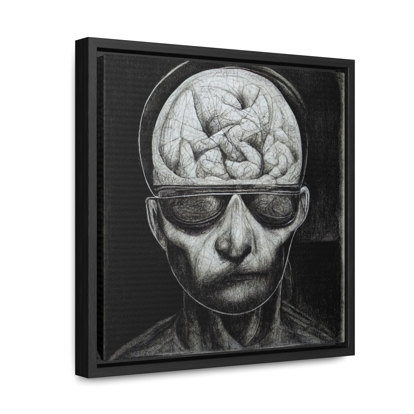 Brain 32, Valentinii, Gallery Canvas Wraps, Square Frame