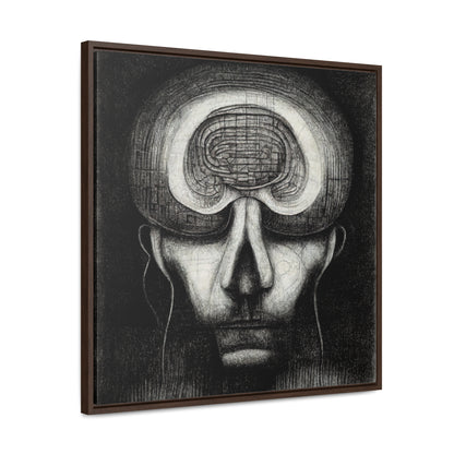 Brain 57, Valentinii, Gallery Canvas Wraps, Square Frame