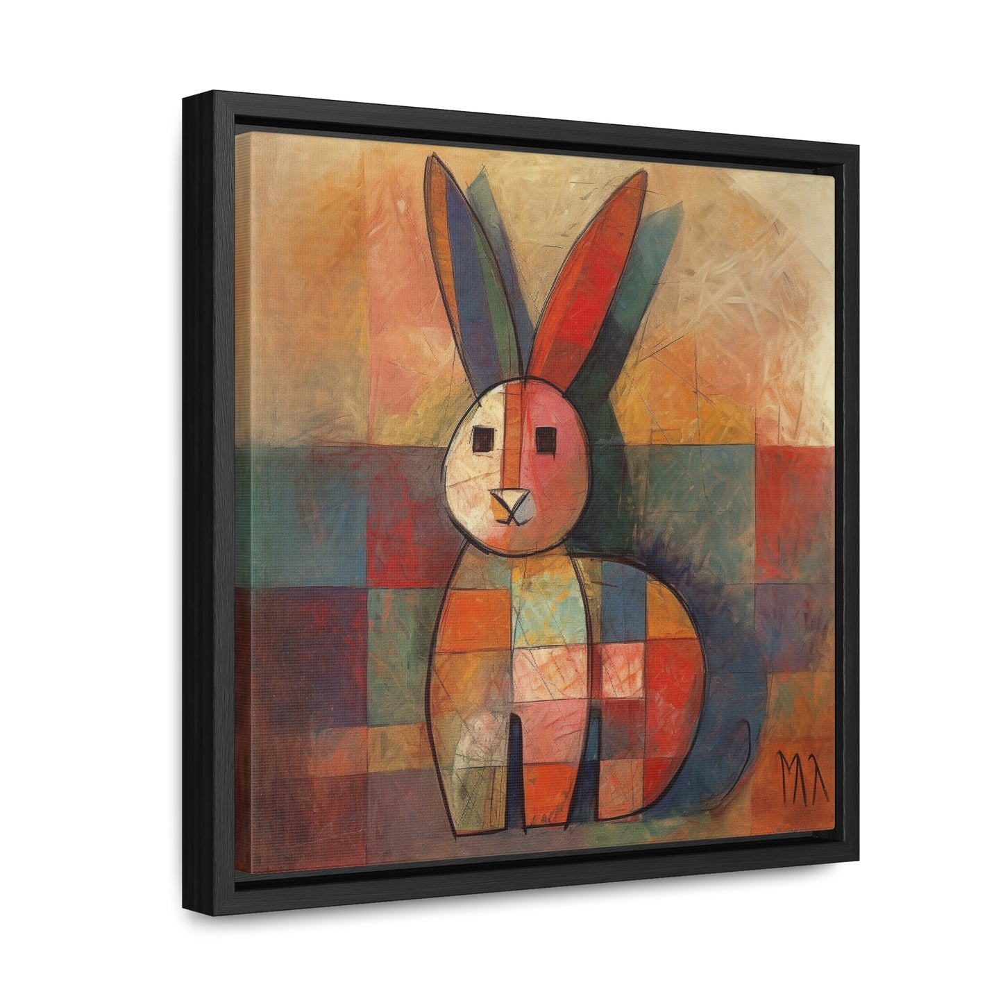 Rabbit 36, Gallery Canvas Wraps, Square Frame