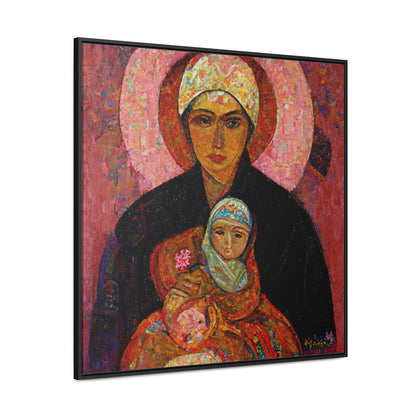 Mary and the Child 7, Valentinii, Gallery Canvas Wraps, Square Frame