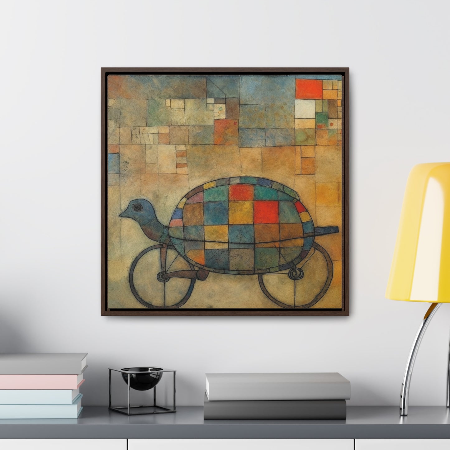 Turtle 9, Gallery Canvas Wraps, Square Frame