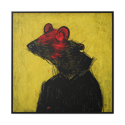 Urban Rat 4, Valentinii, Gallery Canvas Wraps, Square Frame