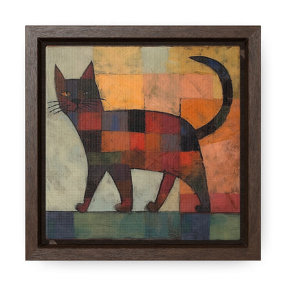 Cat 19, Gallery Canvas Wraps, Square Frame