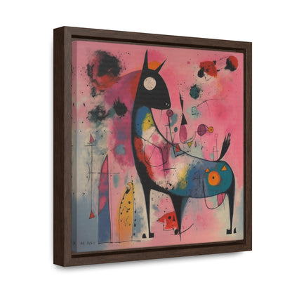 The Dreams of the Child 64, Gallery Canvas Wraps, Square Frame