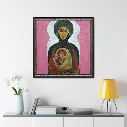 Mary and the Child 21, Valentinii, Gallery Canvas Wraps, Square Frame