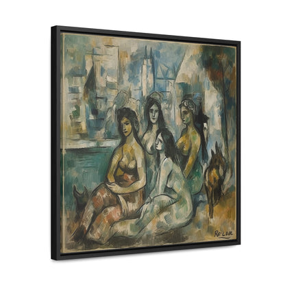 Women 7, Valentinii, Gallery Canvas Wraps, Square Frame