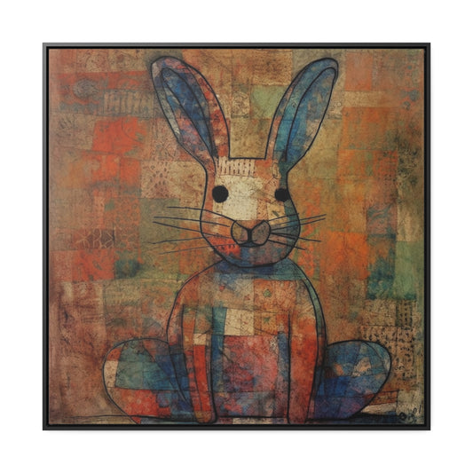 Rabbit 24, Gallery Canvas Wraps, Square Frame