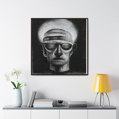 Brain 12, Valentinii, Gallery Canvas Wraps, Square Frame