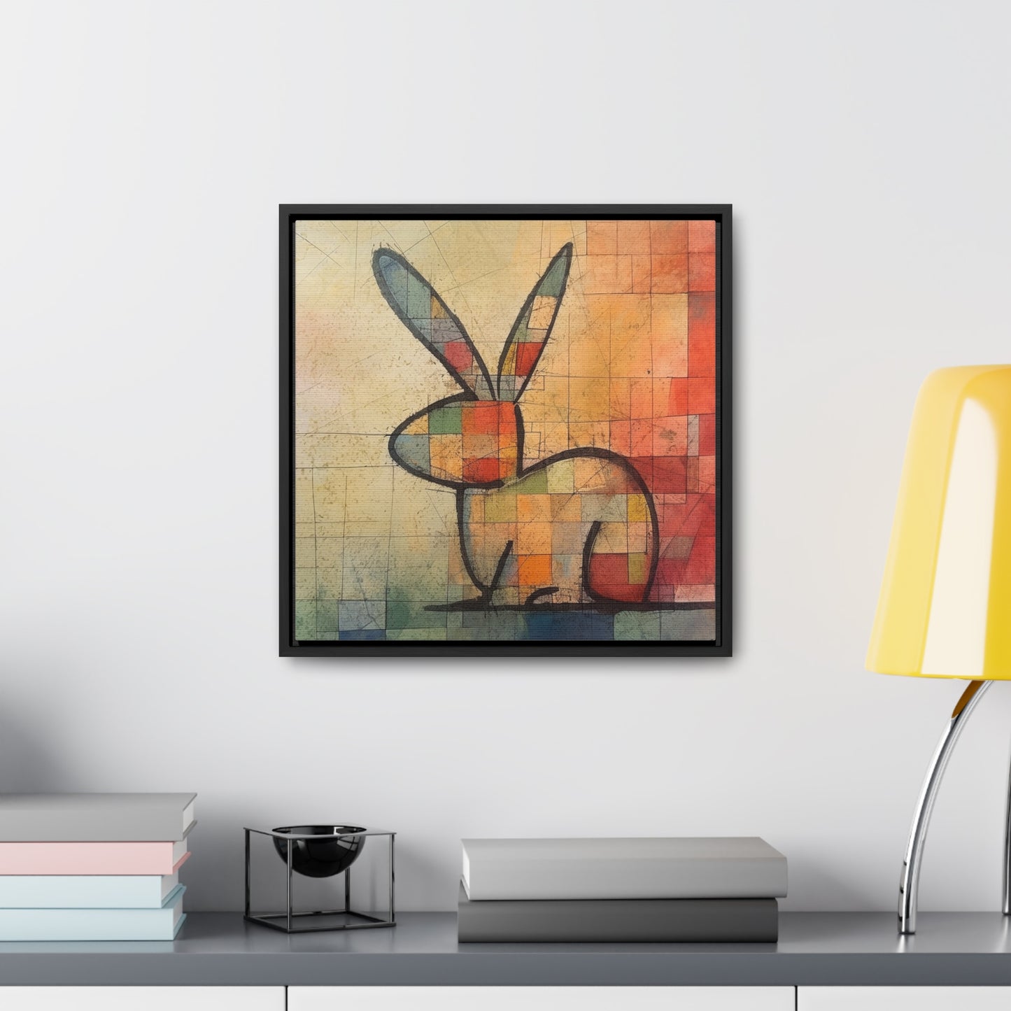 Rabbit 26, Gallery Canvas Wraps, Square Frame