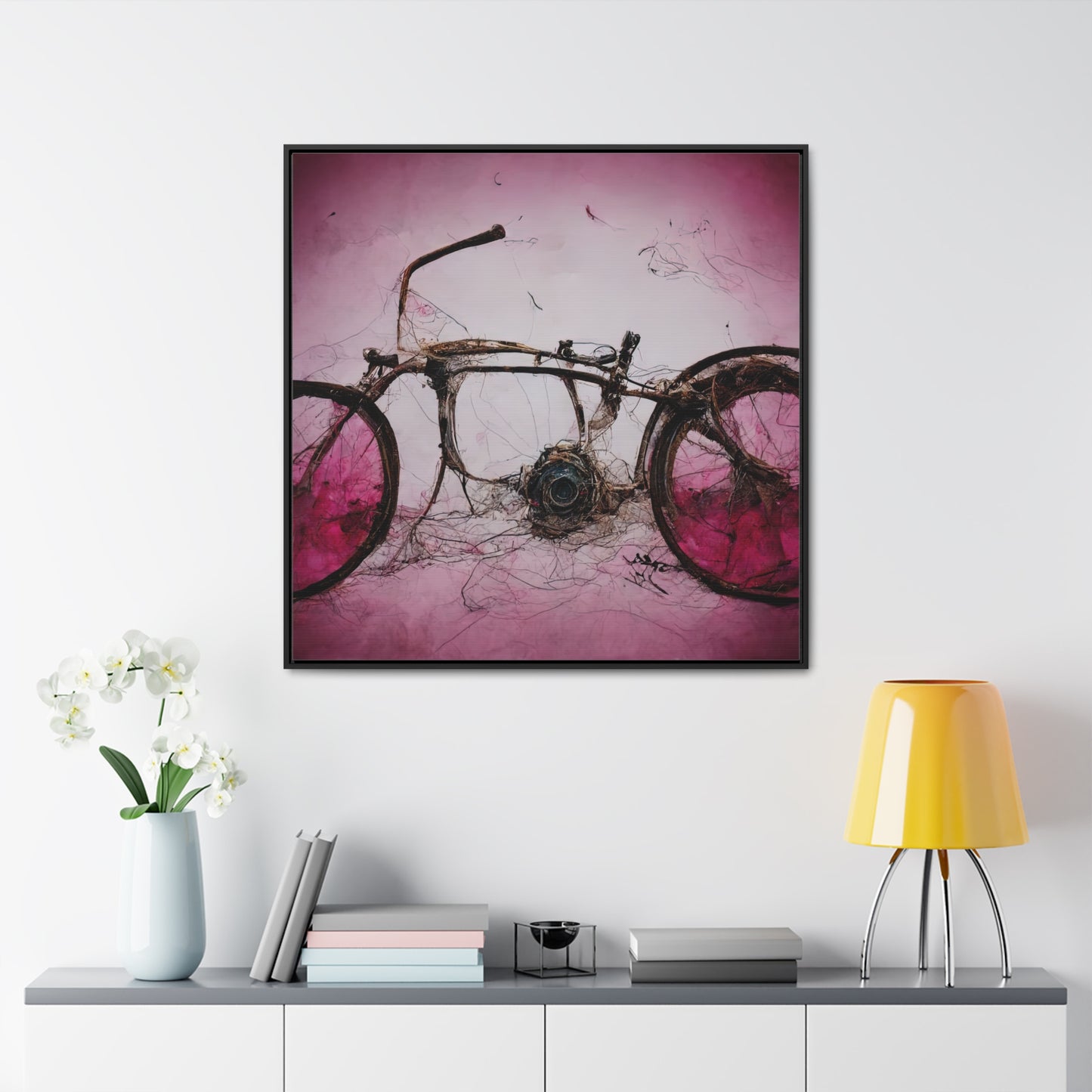 Bicycle 9, Valentinii, Gallery Canvas Wraps, Square Frame