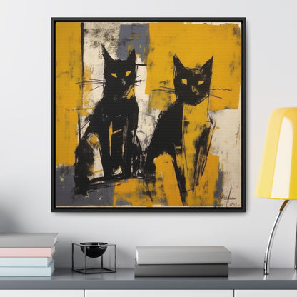 Cat 14, Gallery Canvas Wraps, Square Frame