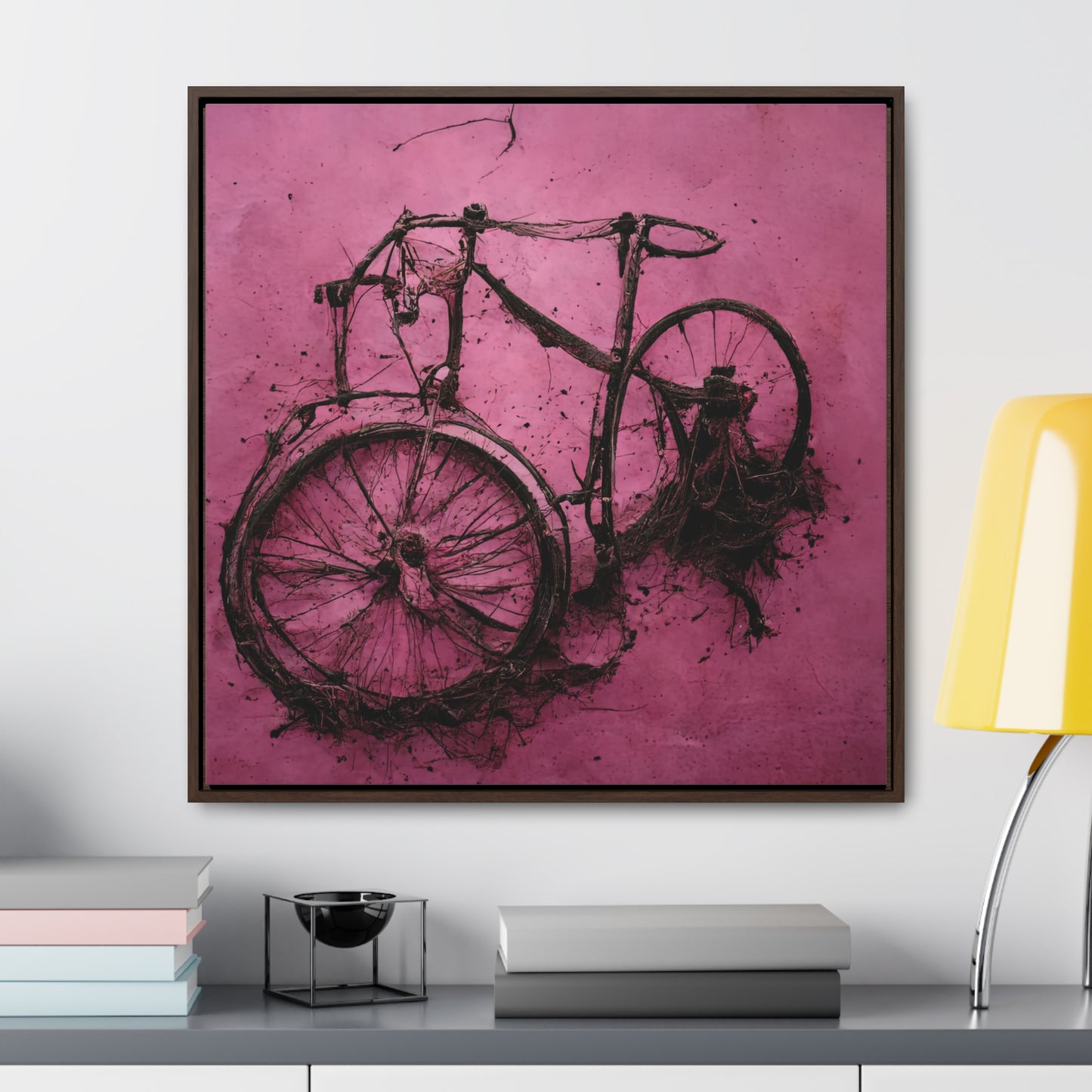 Bicycle 7, Valentinii, Gallery Canvas Wraps, Square Frame