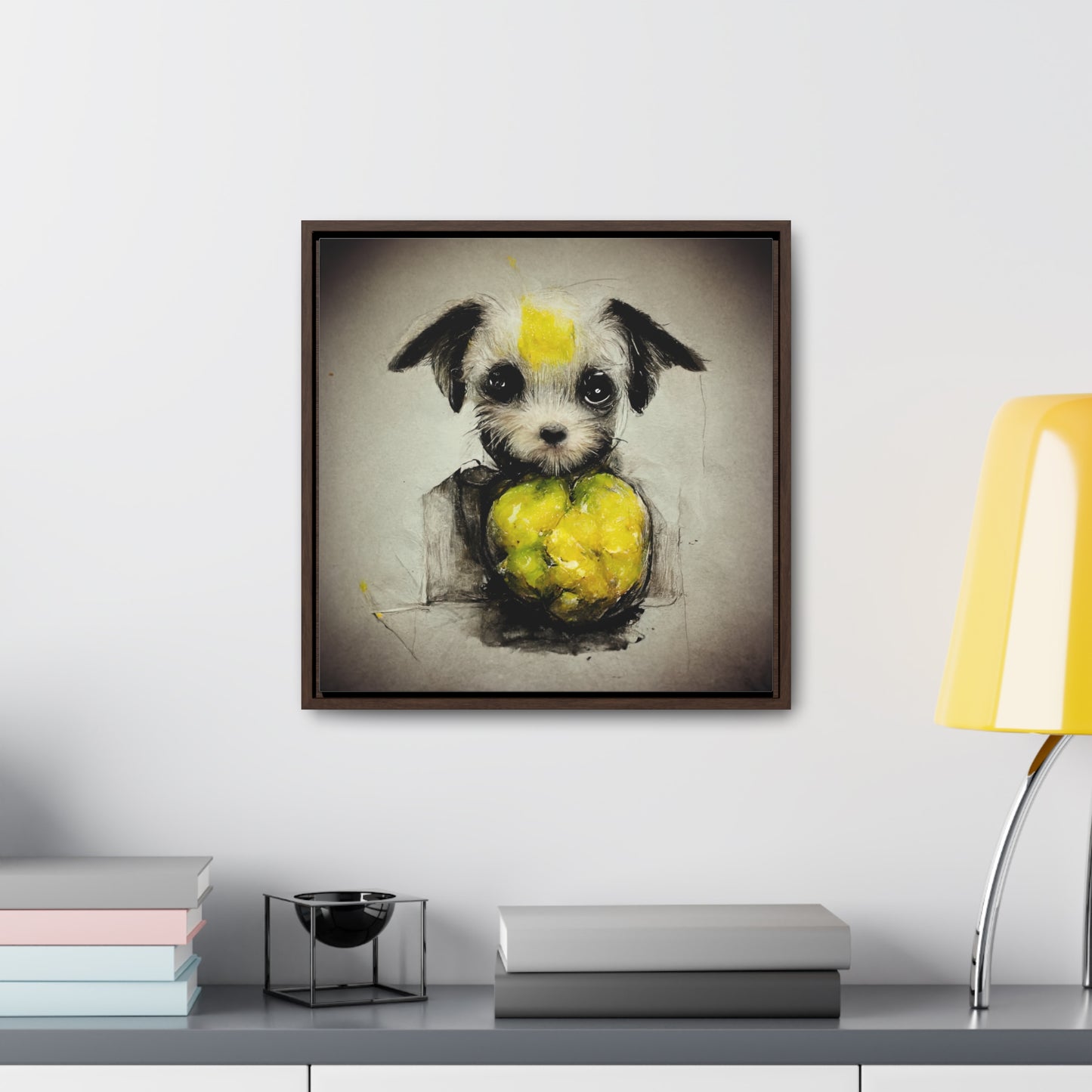 Dogs and Puppies 4, Valentinii, Gallery Canvas Wraps, Square Frame