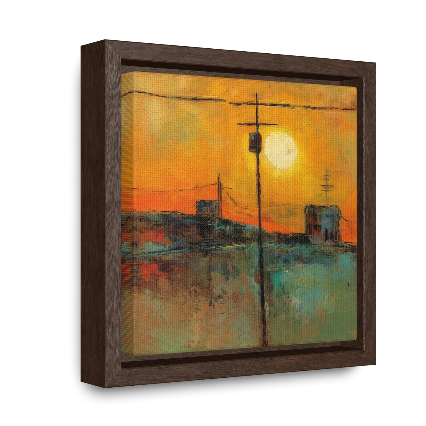 Land of the Sun 53, Valentinii, Gallery Canvas Wraps, Square Frame