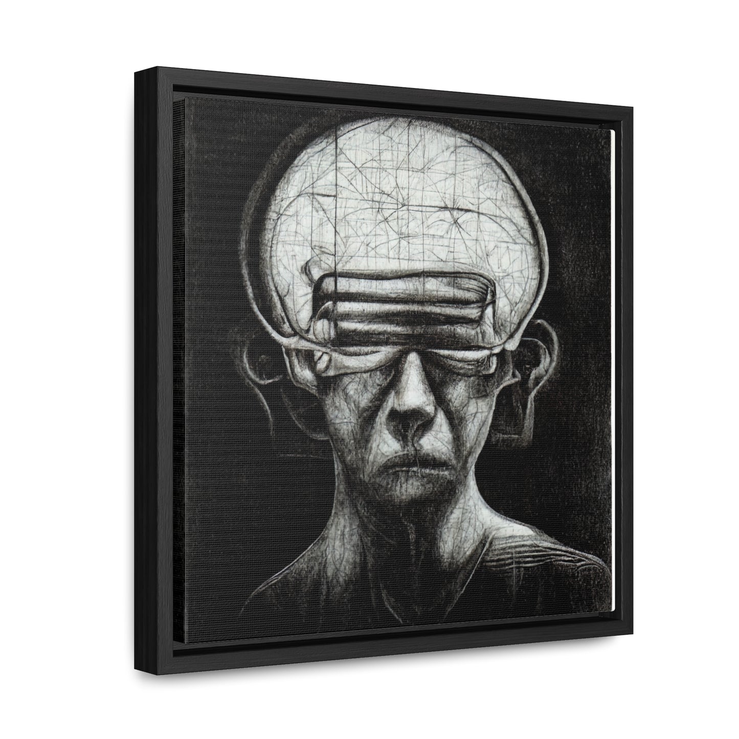 Brain 13, Valentinii, Gallery Canvas Wraps, Square Frame