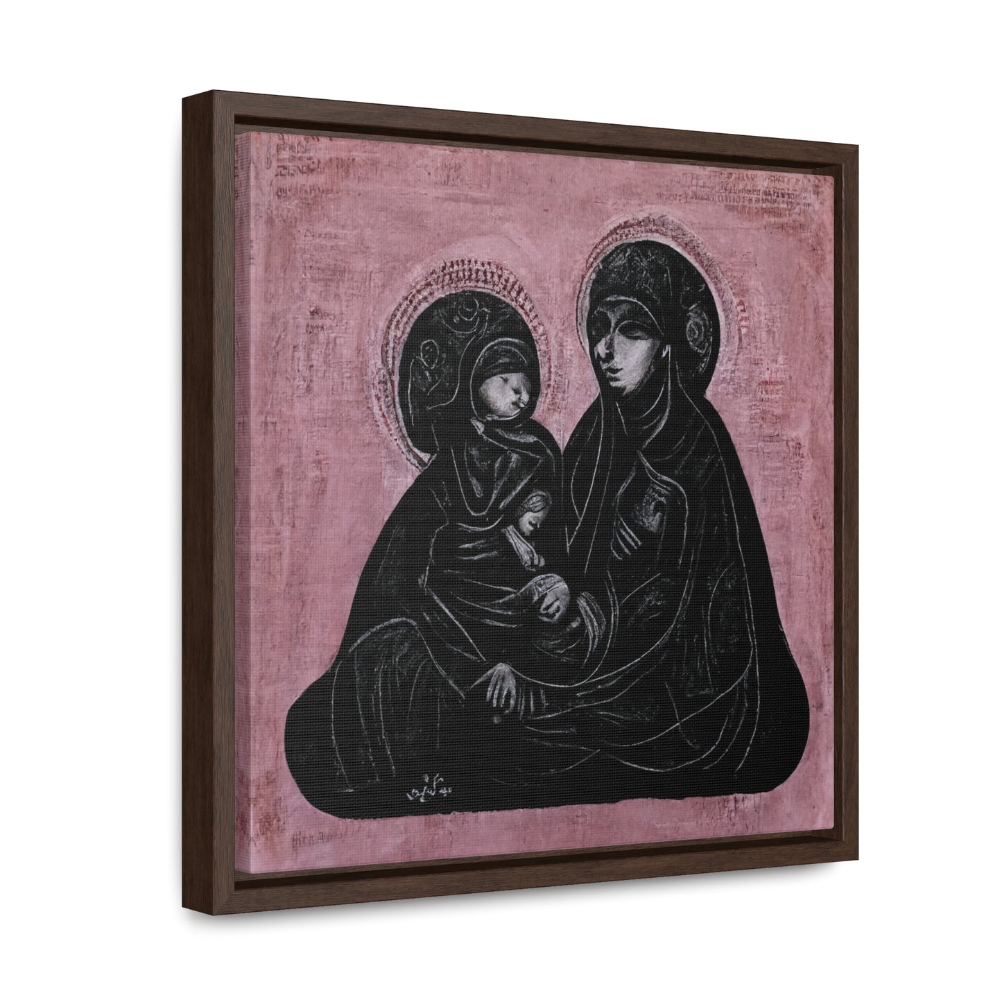 Mary and the Child 7, Valentinii, Gallery Canvas Wraps, Square Frame