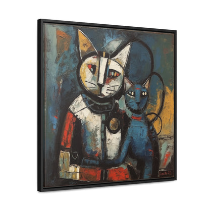 Cat 82, Gallery Canvas Wraps, Square Frame