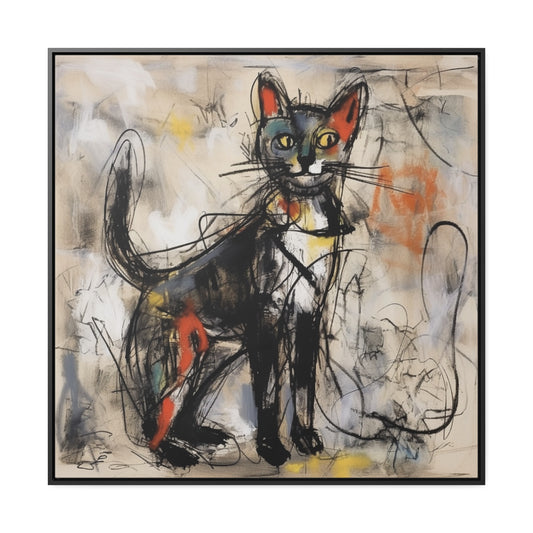 Cat 54, Gallery Canvas Wraps, Square Frame