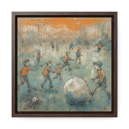 Childhood 34, Gallery Canvas Wraps, Square Frame