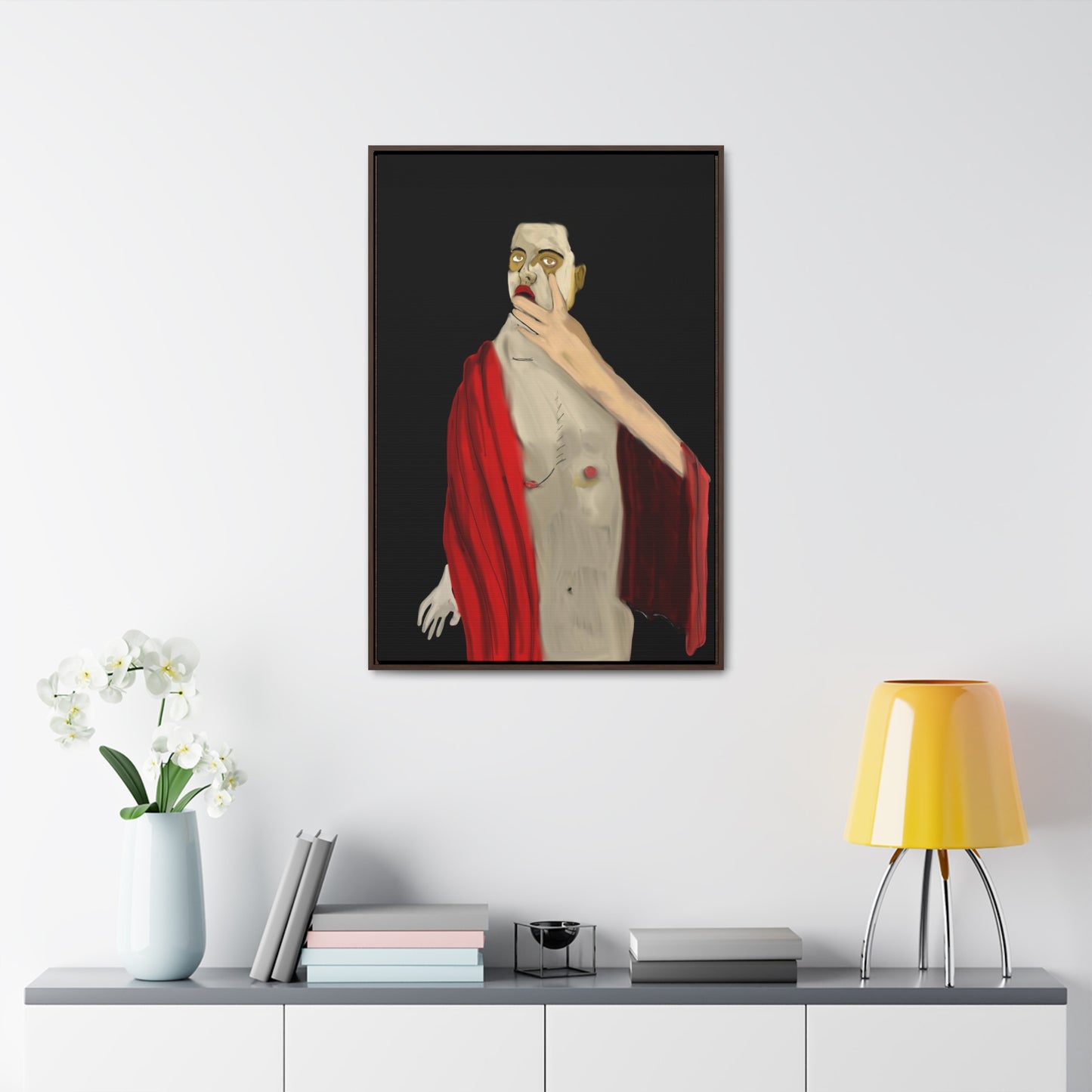 Among Tired Blinks, Original Eduard Pavel, Gallery Canvas Wraps, Vertical Frame