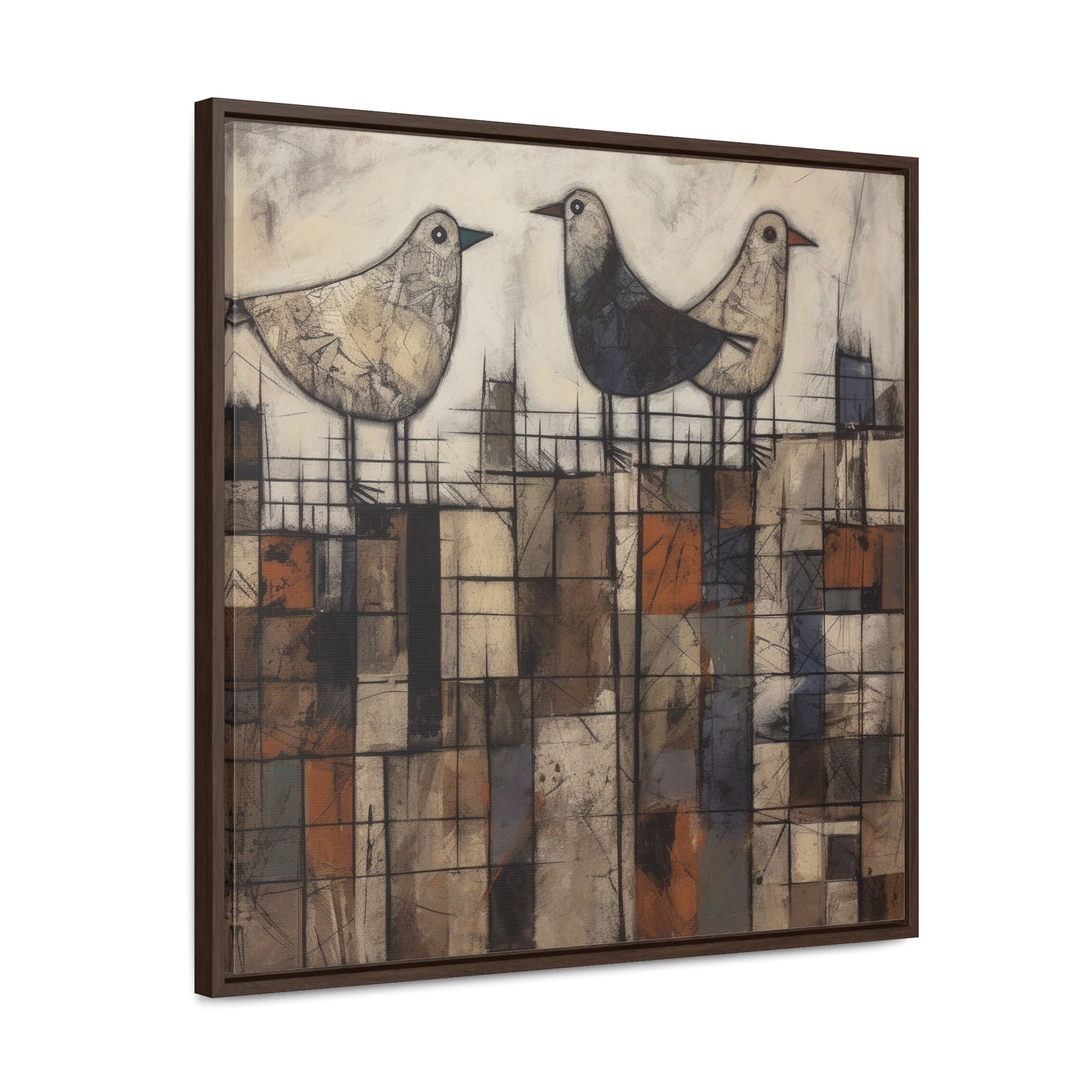 Bird 28, Gallery Canvas Wraps, Square Frame