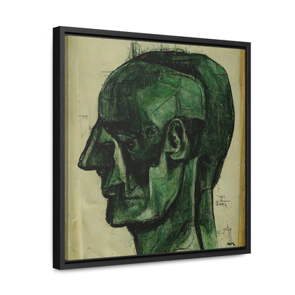 Heads 3, Valentinii, Gallery Canvas Wraps, Square Frame