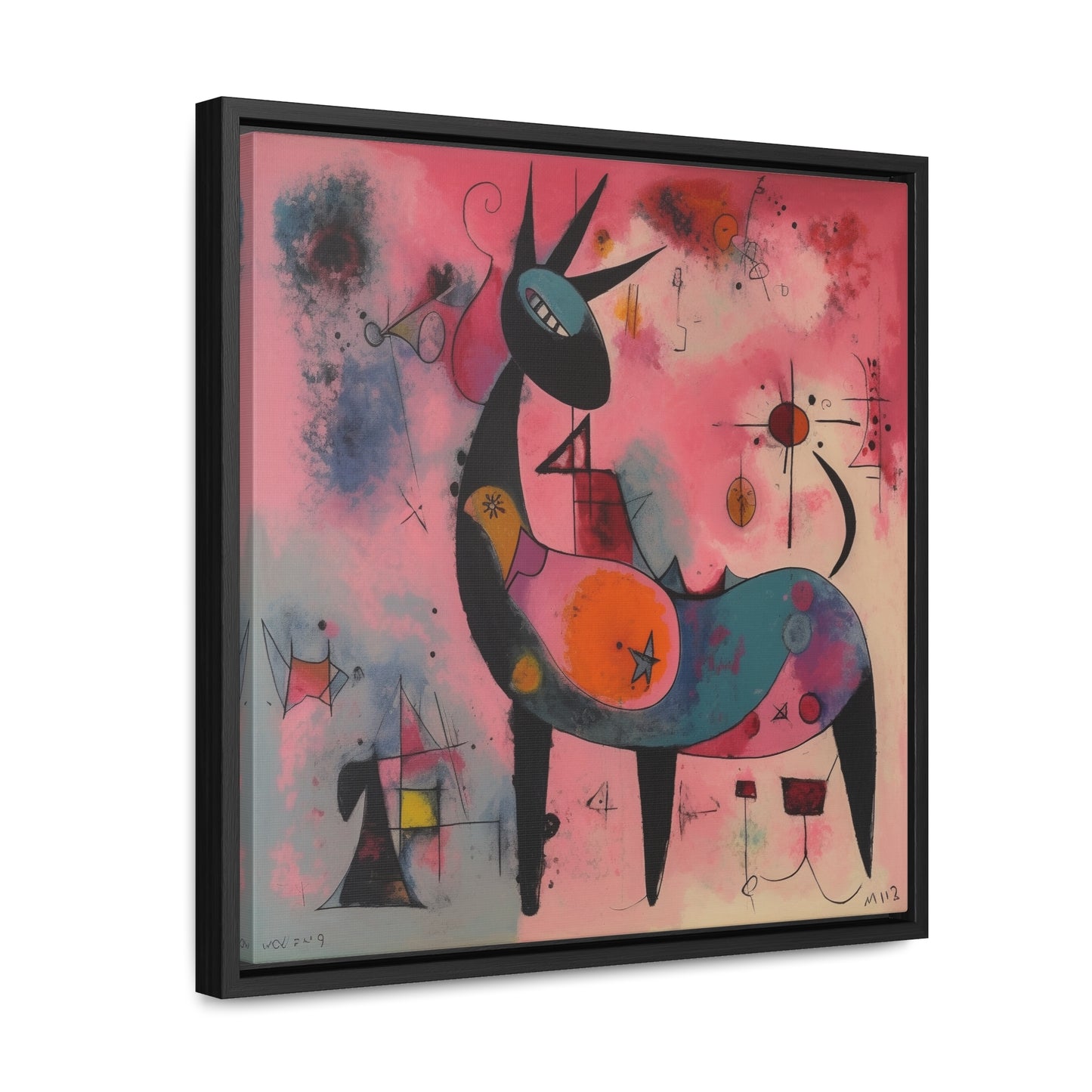 The Dreams of the Child 39, Gallery Canvas Wraps, Square Frame