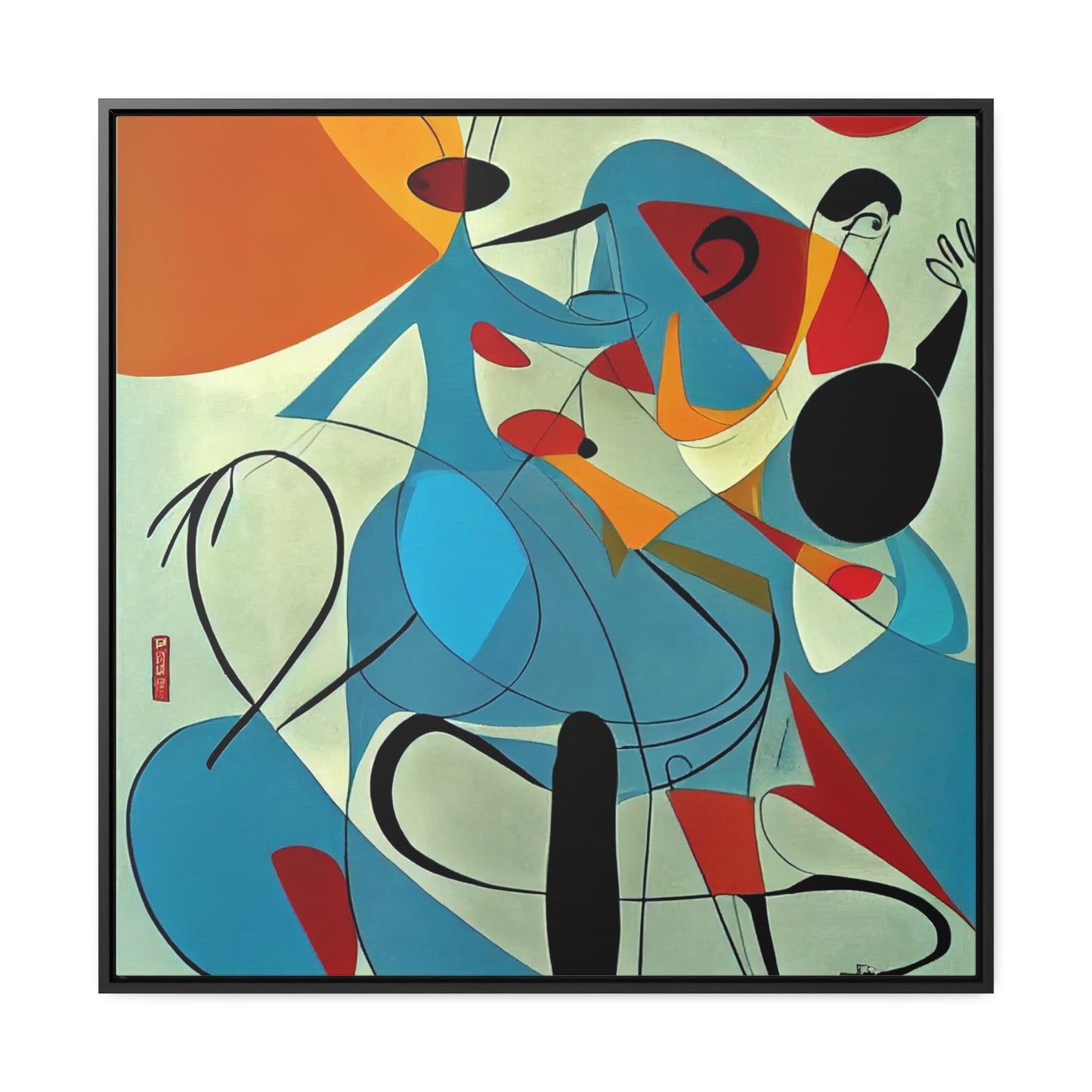 Naivia 17, Gallery Canvas Wraps, Square Frame