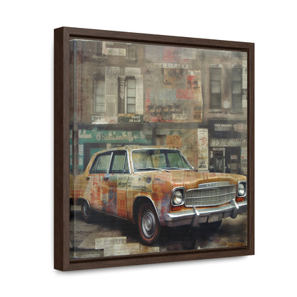 USA 6, Gallery Canvas Wraps, Square Frame