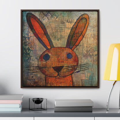 Rabbit 9, Gallery Canvas Wraps, Square Frame