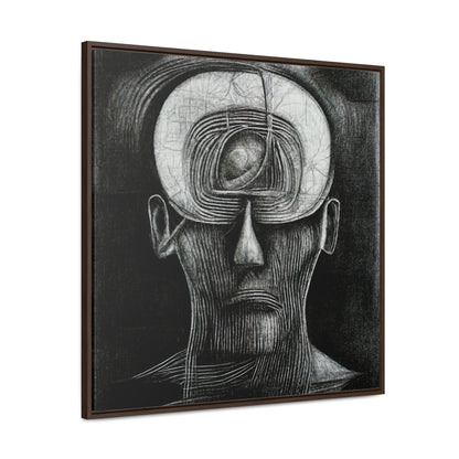 Brain 39, Valentinii, Gallery Canvas Wraps, Square Frame