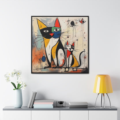 Cat 40, Gallery Canvas Wraps, Square Frame