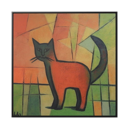 Cat 20, Gallery Canvas Wraps, Square Frame