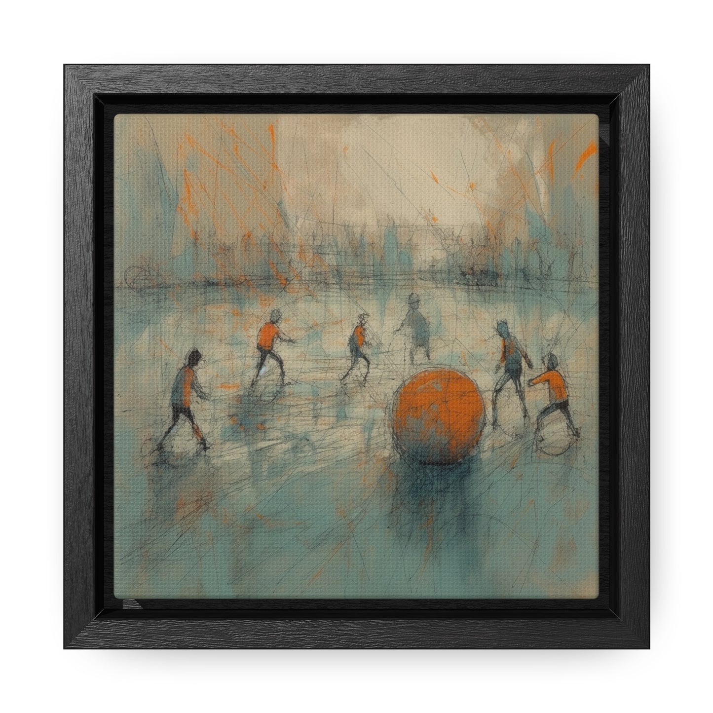 Childhood 43, Gallery Canvas Wraps, Square Frame