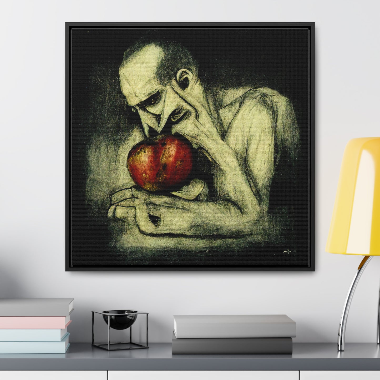 Apple 15, Valentinii, Gallery Canvas Wraps, Square Frame