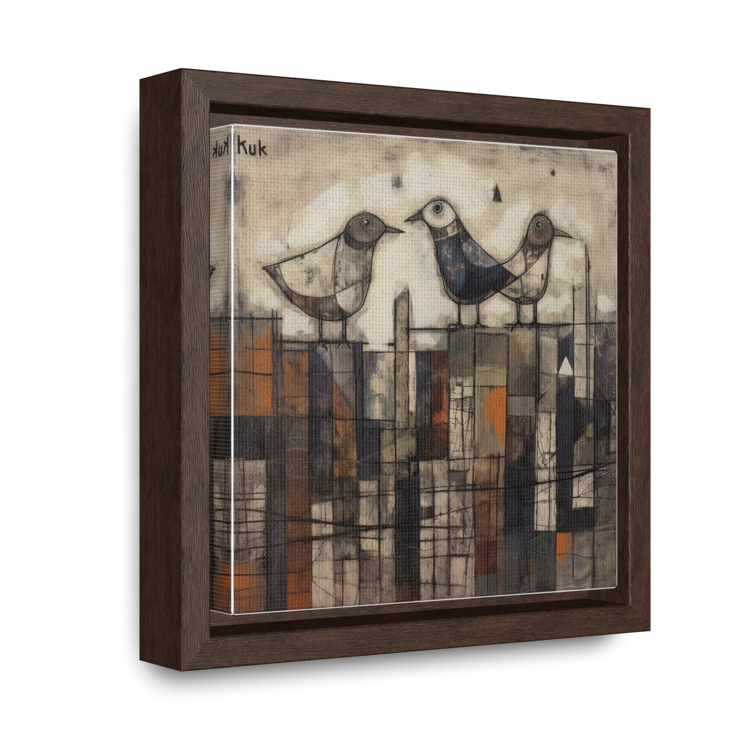 Bird 39, Gallery Canvas Wraps, Square Frame