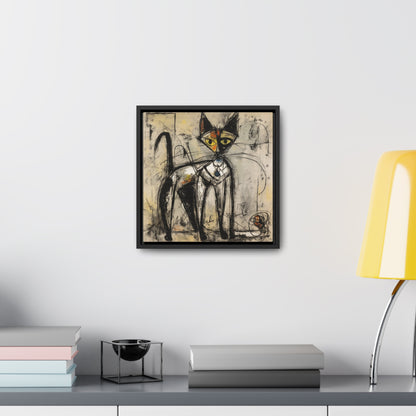 Cat 51, Gallery Canvas Wraps, Square Frame